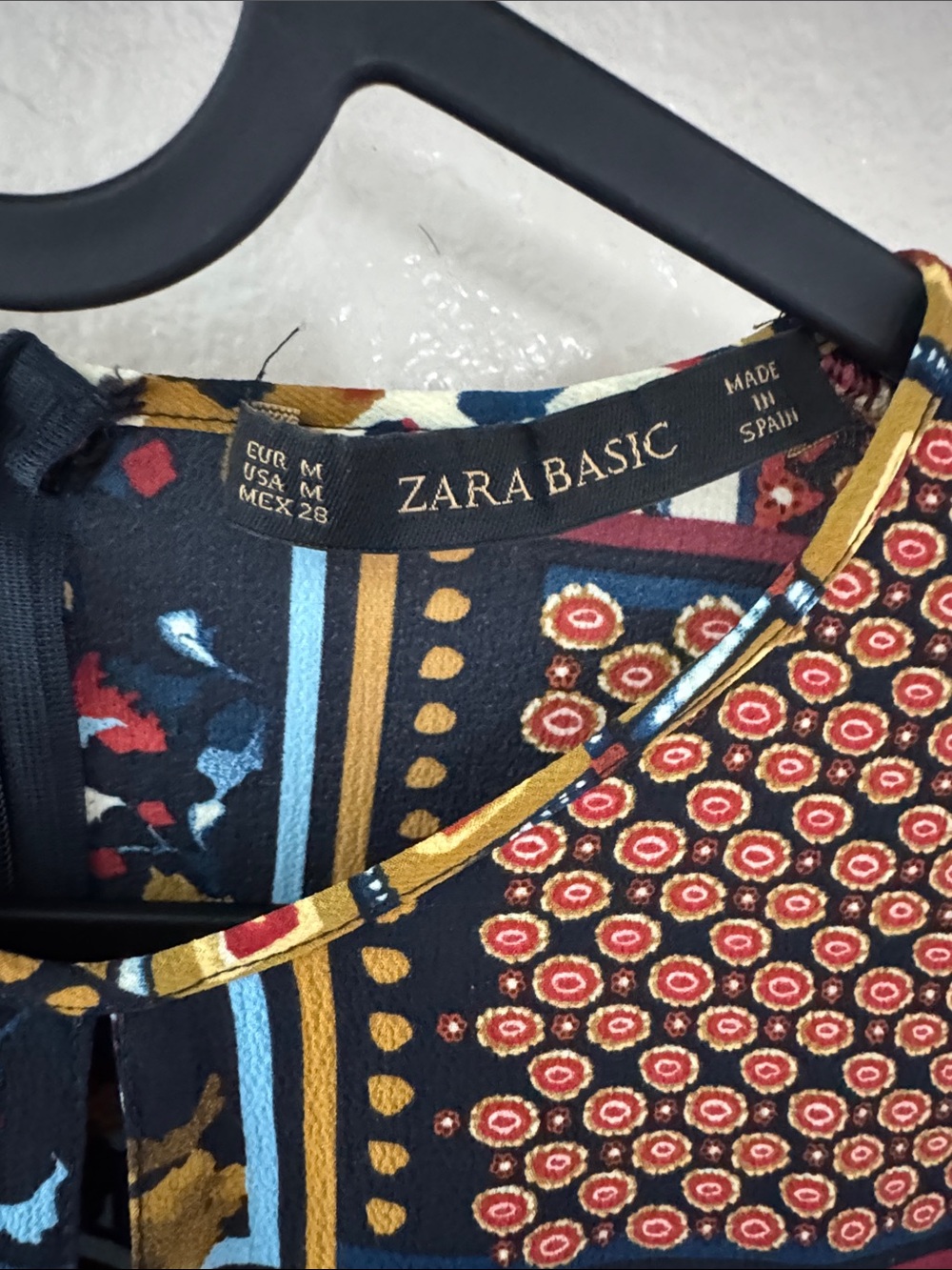 Zara Basic Multi-Pattern Midi Dress - Picture 2 of 6